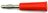 Mittellamellenstecker 4mm (rot)