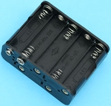 Batteriebox 10x Mignon (AA), 5 unten, 5 oben