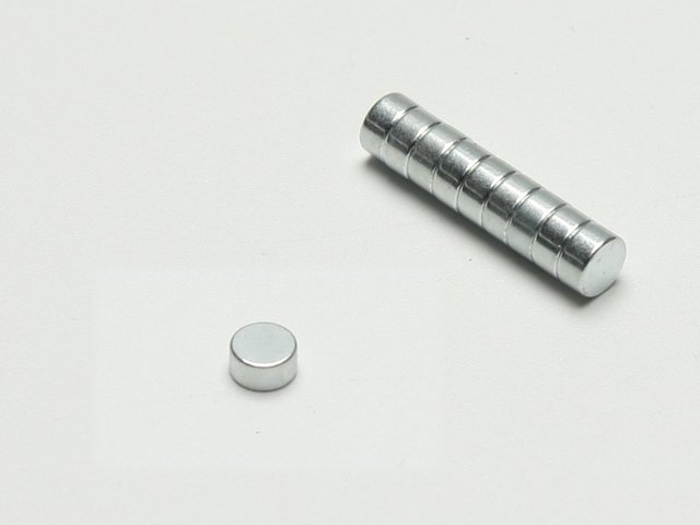 Magnete (rund) 6x3mm (10 Stück)